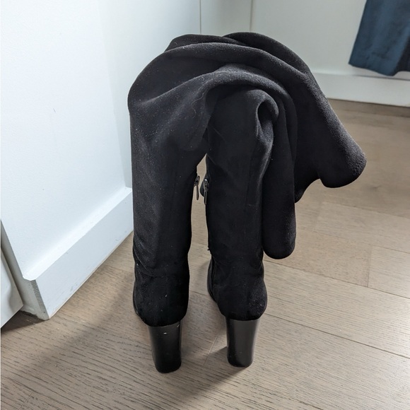 Sam Edelman Suede Black Over-the-Knee Boots - Picture 2 of 4